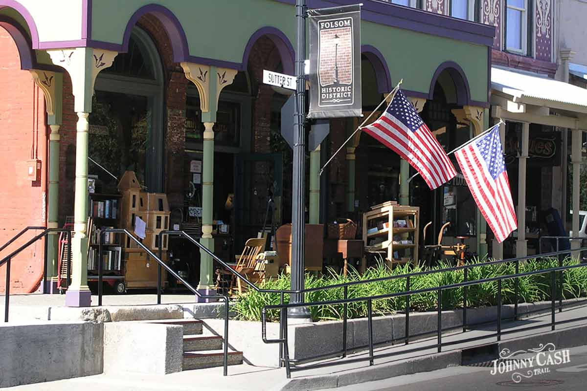 Historic Sutter Street in Folsom, CA.