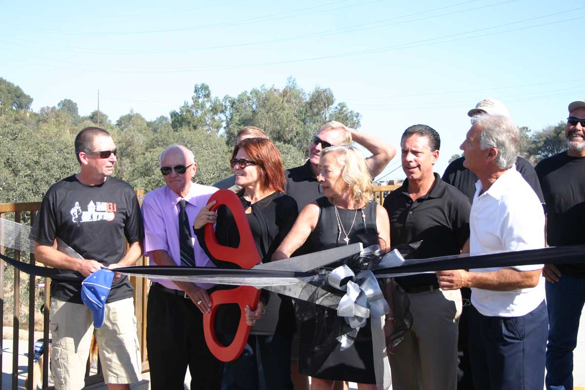 Photo of Roseanne Cash opening the Johnny Cash Trail