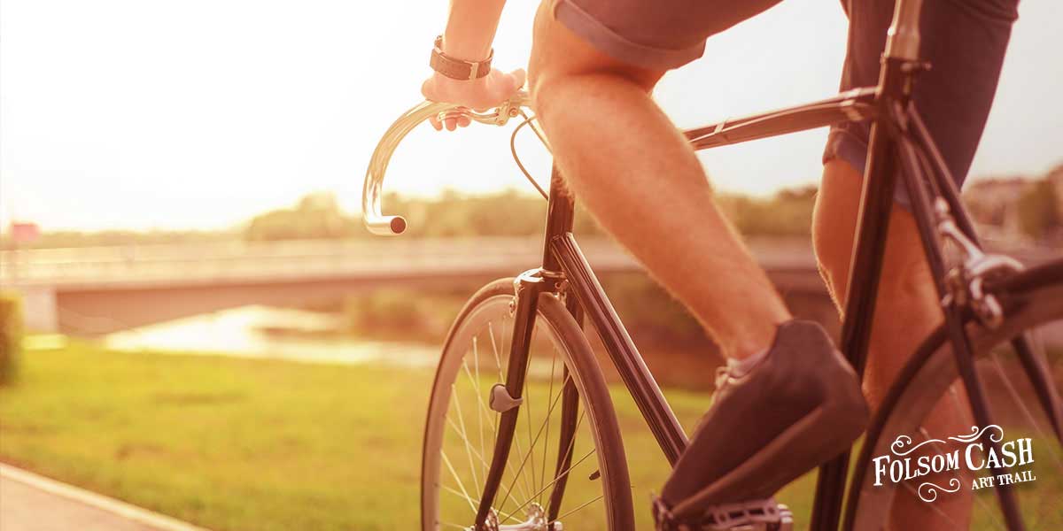 Bicycling at Sunset